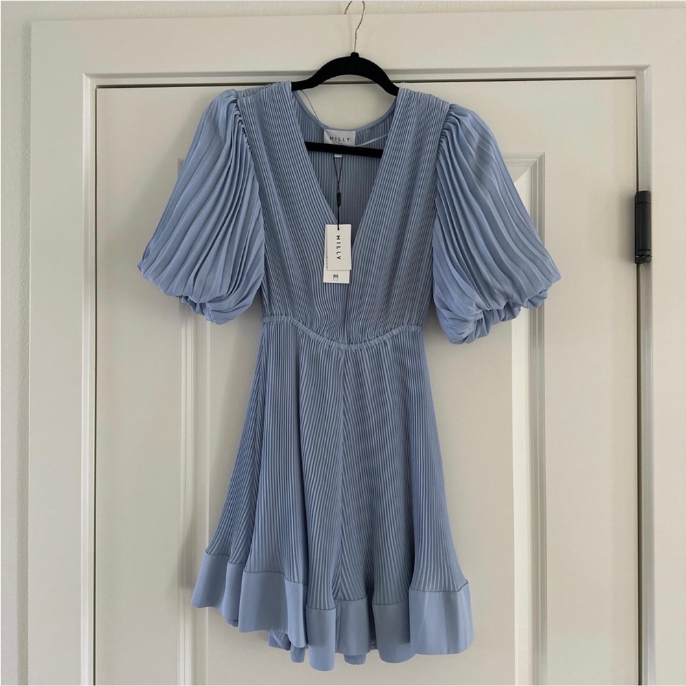 NWT Milly Elissa Pleated Dress - Size 0